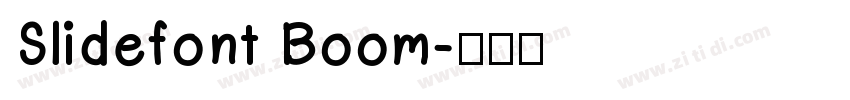 Slidefont Boom字体转换